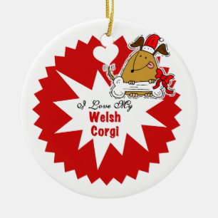 Personalized Welsh Corgi Keepsake Ornament