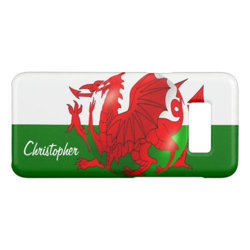 Personalized Welsh Flag Design Case_Mate Samsung Galaxy S8 Case