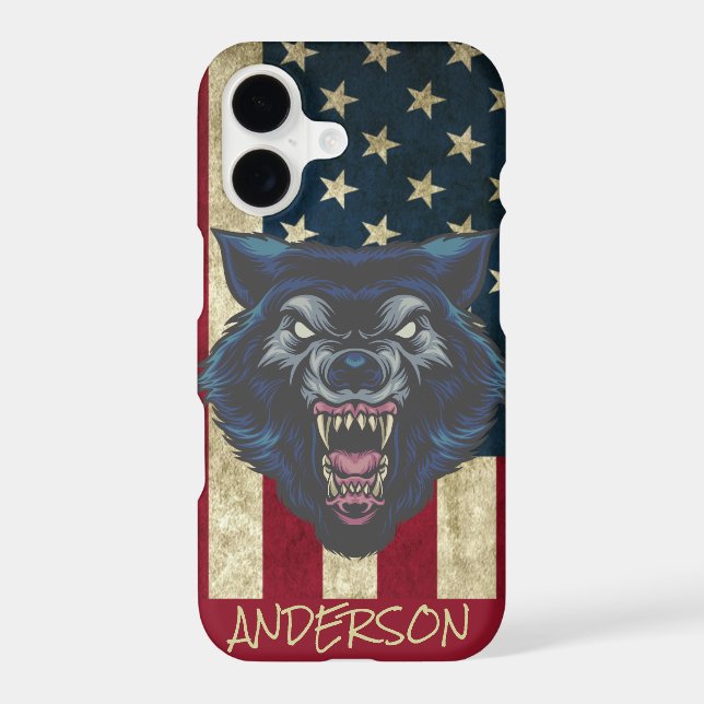 Personalized Werewolf Iphone Case (Back)