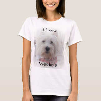Personalized West Highland Terrier Design T-Shirt