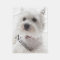 Personalized Westie Dog Pet Fleece Blanket