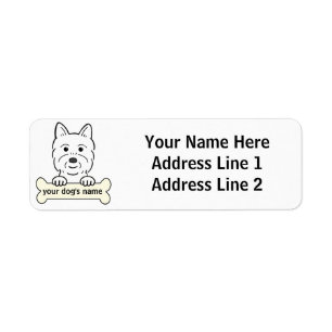 Personalized Westie Label