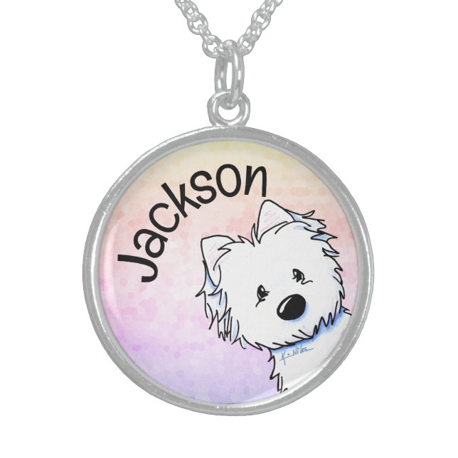 Personalized Westie Necklace (Front)