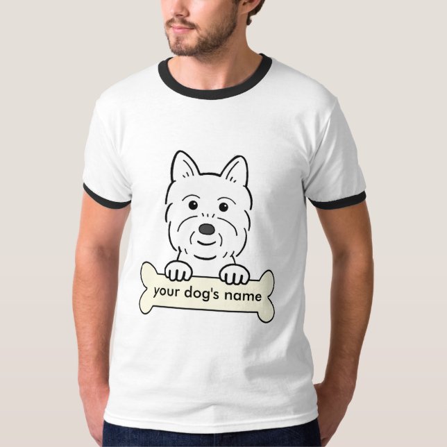 Personalized Westie T-Shirt (Front)
