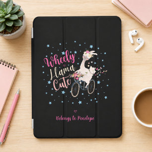 Personalized Wheely Llama Cute iPad Case