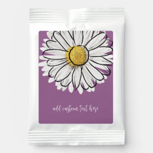Personalized Whimsical Daisy Orchid  Margarita Drink Mix