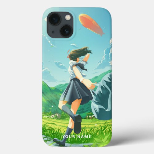 Personalized Whimsical Japanese Art iPhone Case 