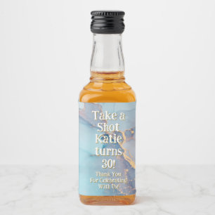 Personalized Whiskey Bottle Label – Birthday Party