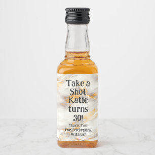 Personalized Whiskey Bottle Label – Birthday Party