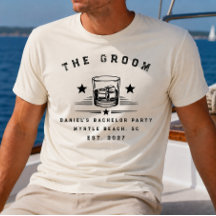 Personalized Whiskey Themed Weekend Bachelor Party