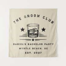 Personalized Whiskey Themed Weekend Bachelor Party