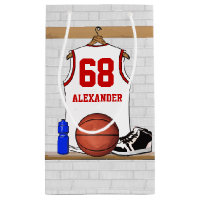 Personalized Basketball Jersey Tote Gift Bag