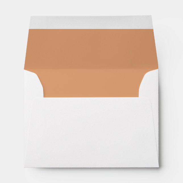Personalized White Beige Name & Address Envelope (Back (Bottom))