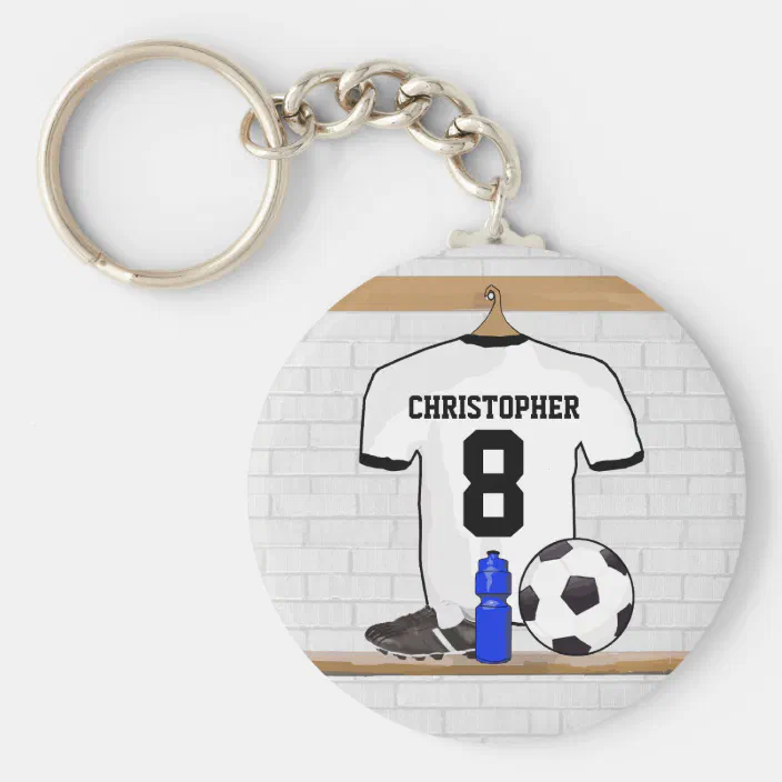 PERSONALISED Wooden FOOTBALL Ground Stadium MAP Team Keyring Gift Ideas For Fans 