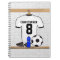 Personalized White Black Football Soccer Jersey