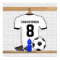 Personalized White Black Football Soccer Jersey