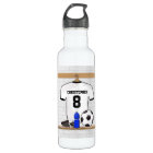 Personalized White Black Football Soccer Jersey