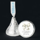 Personalized White Bow Bridal Shower Fancy Hershey®'s Kisses®<br><div class="desc">Add a sweet touch to your bridal shower with these Personalized White Bow Hershey®'s Kisses®. Each chocolate features a dainty white bow and the bride’s name or initials,  perfect for a coquette or soft girl aesthetic. Ideal for favors,  dessert tables,  or treat bags. Elegant,  fun,  and totally memorable!</div>