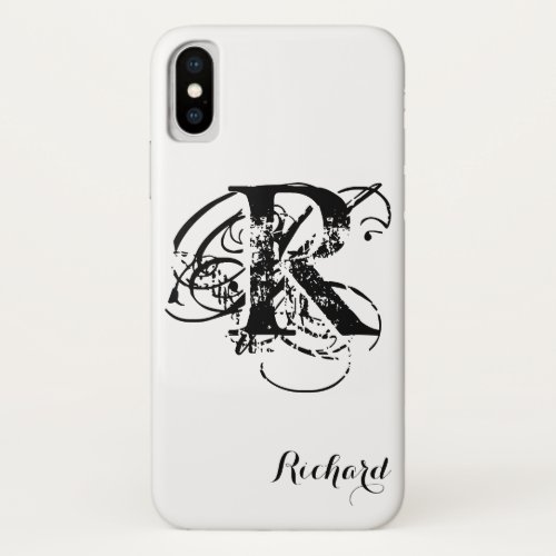 Personalized White  iPhone X Case