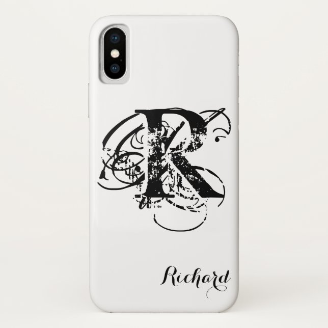 Personalized White  Case-Mate iPhone Case (Back)