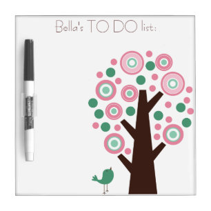 Personalized White/Dry Ease Board - To do list.