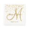 Personalized White Gold Confetti MONOGRAM Wedding