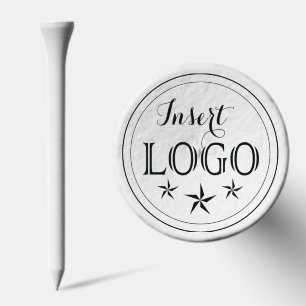 Personalized White Golf Tees for Your Brand