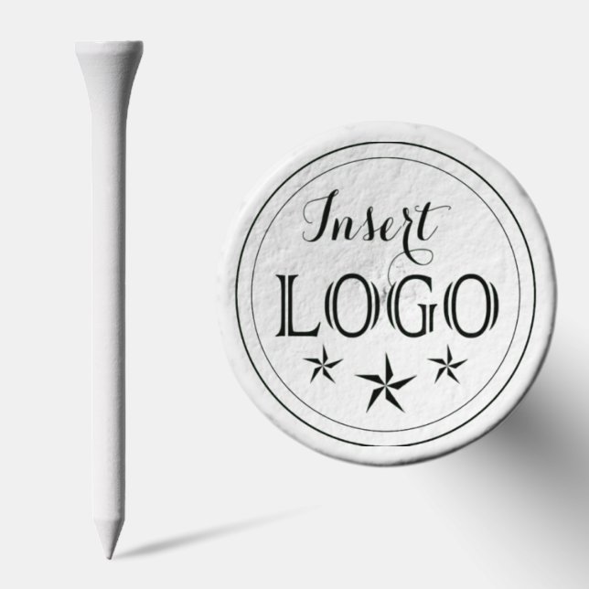 Personalized White Golf Tees for Your Brand (Combo)