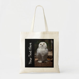 Personalized White Owl Bag