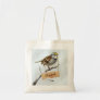Personalized White throated sparrow Tote Bag
