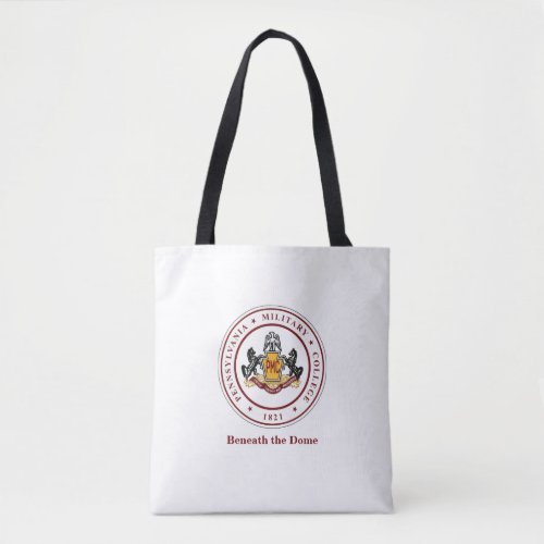  PERSONALIZED White Tote Bag w PMC Seal