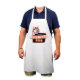 Personalized White Waiter Apron
