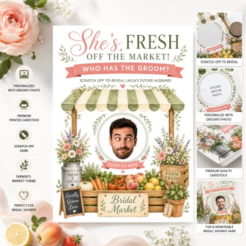 Personalized Who Has The Groom Bridal Shower gift Thank You Card