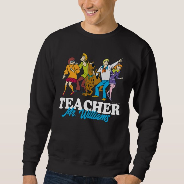 Personalized | Whole Gang 13 Mystery Inc Teacher Sweatshirt (Front)