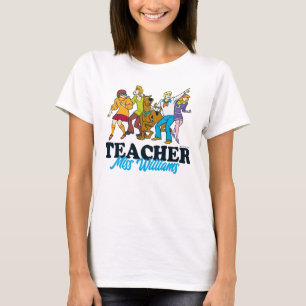 Personalized   Whole Gang 13 Mystery Inc Teacher T-Shirt