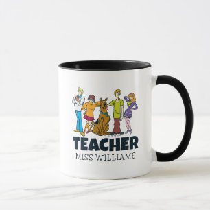 Personalized Whole Gang 14 Mystery Inc Teacher Mug