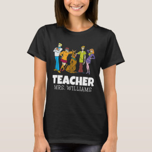 Personalized Whole Gang 14 Mystery Inc Teacher T-Shirt