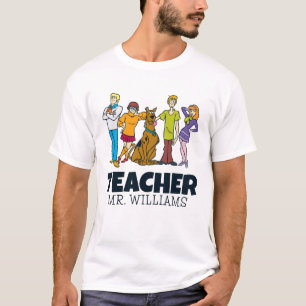 Personalized Whole Gang 14 Mystery Inc Teacher T-Shirt