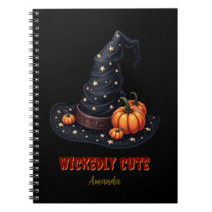 Personalized Wickedly Cute Halloween Friend Gift Notebook