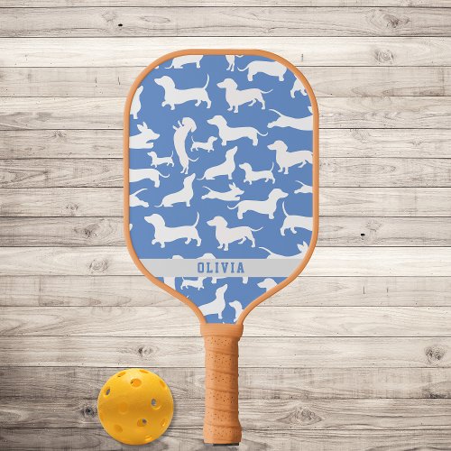 Personalized Wiener Dog Sausage Dog Pickleball Paddle