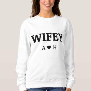  Personalized Wifey 2026 Custom Bride, Fiance  Sweatshirt
