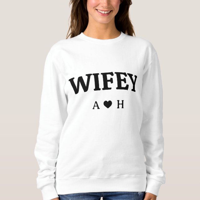  Personalized Wifey 2026 Custom Bride, Fiance  Sweatshirt (Front)