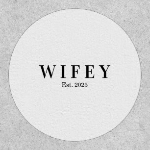 personalized wifey anniversary gift patch