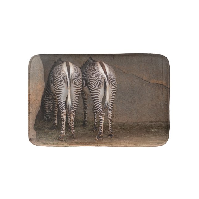 Personalized Wild Animal Tiger Bathroom Mat (Front)