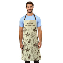 Personalized Wild West Cowboy Rodeo Apron