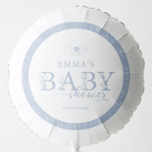 Personalized Wildflower Baby Shower Balloon