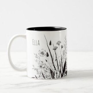 Personalized Wildflower Mug with Scripture