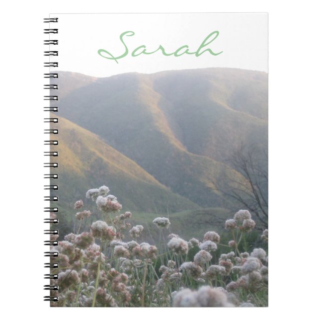 Personalized Wildflower Notebook (Front)