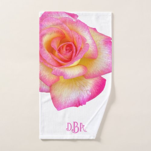 Personalized Wildflowers  Bath Towel Set