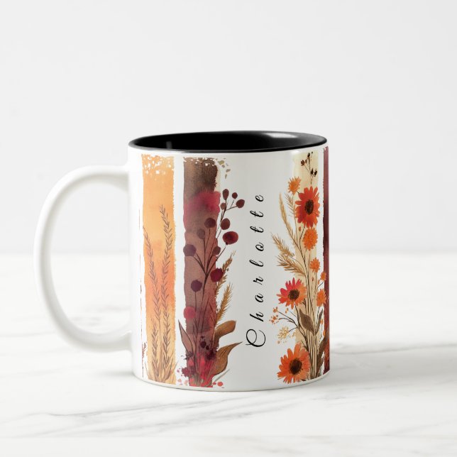 Personalized Wildflowers Mug 5 (Left)